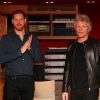 Jon Bon Jovi et le prince Harry enregistrent une chanson avec la chorale des Jeux Invictus, aux studios Abbey Road. Londres, février 2020.