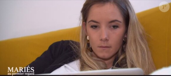 Elodie et Joachim dans "Mariés au premier regard 2020", le 2 mars, sur M6