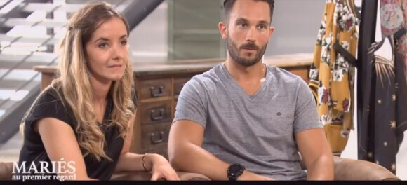 Elodie et Joachim dans "Mariés au premier regard 2020", le 2 mars, sur M6