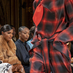 Marie-Agnès Gillot, Tina Kunakey (Cassel), Naomi Ackie, Shailene Woodley, Caitriona Balfe, Isabelle Huppert, Alasdhair Willis et Antoine Arnault assistent au défilé Stella McCartney, collection automne-hiver 2020-2021, à l'Opéra Garnier. Paris, le 2 mars 2020. © Olivier Borde/Bestimage