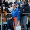 Alicia Vikander - Arrivées au défilé Louis Vuitton collection prêt-à-porter Automne/Hiver 2020-2021 lors de la Fashion Week à Paris le 3 mars 2020. © Christophe Clovis - Veeren Ramsamy /