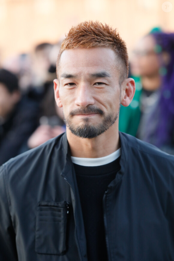 Hidetoshi Nakata - Arrivées au défilé Louis Vuitton collection prêt-à-porter Automne/Hiver 2020-2021 lors de la Fashion Week à Paris le 3 mars 2020. © Christophe Clovis - Veeren Ramsamy / Bestimage