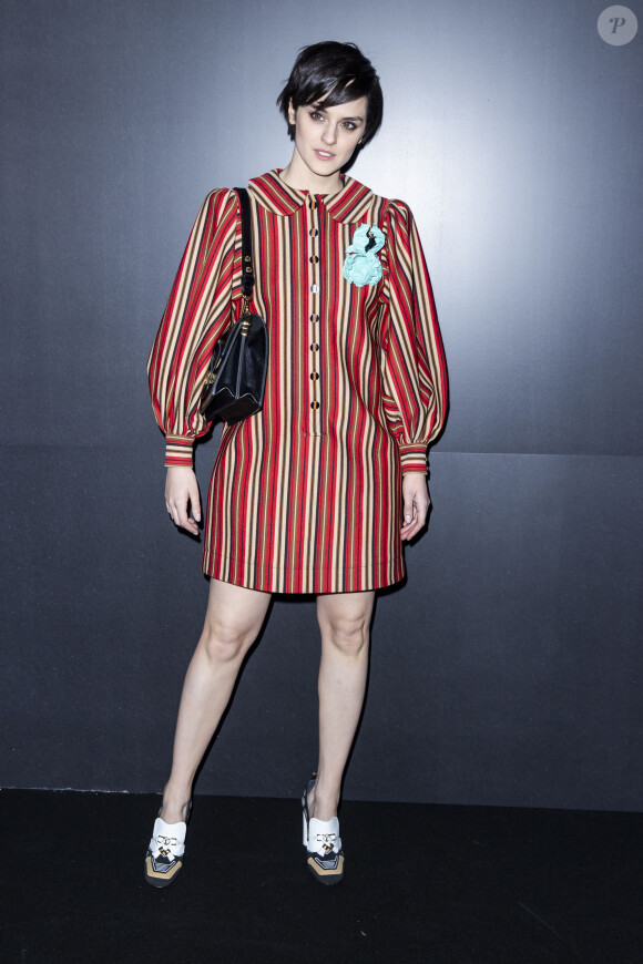 Noémie Merlant au photocall du défilé Louis Vuitton collection prêt-à-porter Automne/Hiver 2020-2021 lors de la Fashion Week à Paris le 3 mars 2020. © Olivier Borde / Bestimage