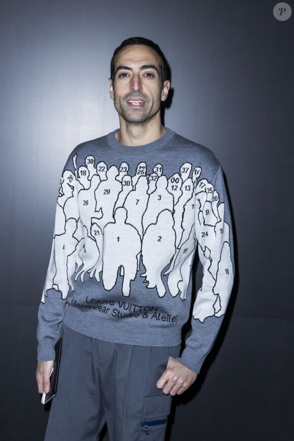 Mohammed Al Turki au photocall du défilé Louis Vuitton collection prêt-à-porter Automne/Hiver 2020-2021 lors de la Fashion Week à Paris le 3 mars 2020. © Olivier Borde / Bestimage