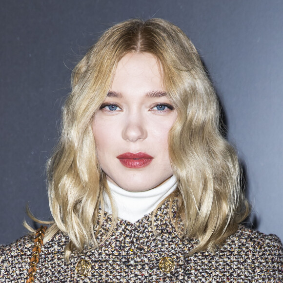 Léa Seydoux au photocall du défilé Louis Vuitton collection prêt-à-porter Automne/Hiver 2020-2021 lors de la Fashion Week à Paris le 3 mars 2020. © Olivier Borde / Bestimage