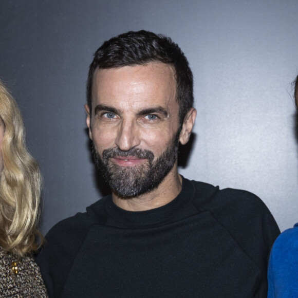 Léa Seydoux, Alicia Vikander et Nicolas Ghesquière - Greetings - Défilé Louis Vuitton collection prêt-à-porter Automne/Hiver 2020-2021 lors de la Fashion Week à Paris le 3 mars 2020. © Olivier Borde / Bestimage