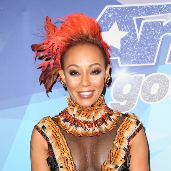 Mel B (Melanie Brown) sur le tapis rouge du Dolby Théâtre pour la demi-finale de la saison 12 de "America's got talent" le 5 septembre 2017 à Hollywood.