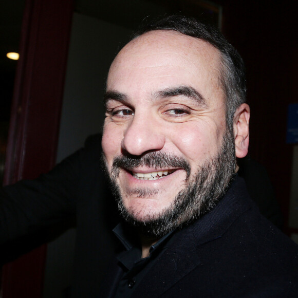 Exclusif - François-Xavier Demaison à la sortie de la 1ère édition des "Olympia Awards", cérémonie récompensant des artistes de la musique et de l'humour, présentée par A. de Caunes à l'Olympia. Paris, le 11 décembre 2019.