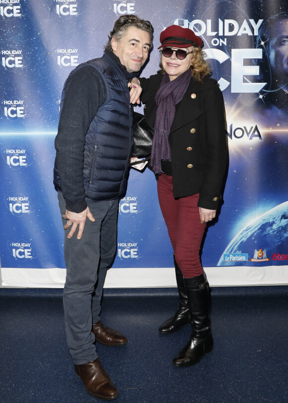 Exclusif - Grace de Capitani et son compagnon Jean-Pierre Jacquin - People au photocall du nouveau spectacle Holiday on Ice "Supernova" au Dôme de Paris - Palais des Sports le 27 février 2020. © Marc-Ausset Lacroix/Bestimage