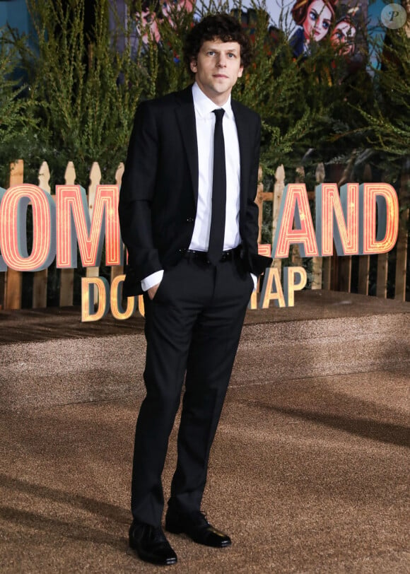 Jesse Eisenberg à la première de "Zombieland" à Los Angeles, le 10 octobre 2019.