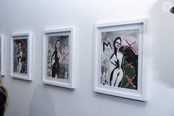 Exclusif - Soirée de lancement de la collection "Mae x Madonna" à Paris, le 4 mars 2020. © Pierre Perusseau/Bestimage