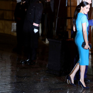 Le prince Harry, duc de Sussex, et Meghan Markle, duchesse de Sussex, arrivent à la cérémonie des Endeavour Fund Awards à Londres le 5 mars 2020.