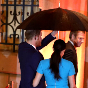 Le prince Harry, duc de Sussex, et Meghan Markle, duchesse de Sussex, arrivent à la cérémonie des Endeavour Fund Awards à Londres le 5 mars 2020.