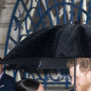 Le prince Harry, duc de Sussex, et Meghan Markle, duchesse de Sussex arrivent à la cérémonie des Endeavour Fund Awards à Londres le 5 mars 2020.