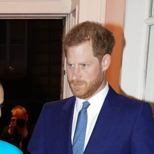 Le prince Harry et Meghan Markle arrivent à la cérémonie des Endeavour Fund Awards à Londres le 5 mars 2020.