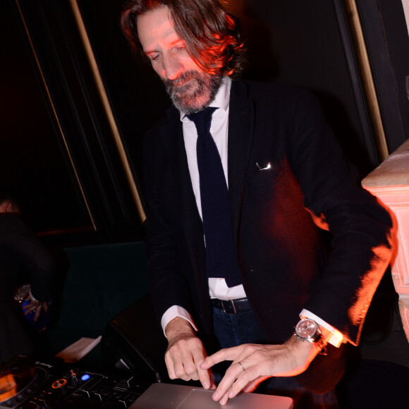 Exclusif - Frédéric Beigbeder - Inauguration du restaurant de G. Houzé et B. Patou, "La Fontaine Gaillon" au 1 Rue de la Michodière dans le 2ème arrondissement à Paris le 15 janvier 2020. © Rachid Bellak/Bestimage