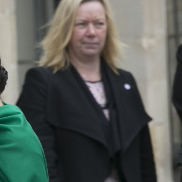 Le prince Harry, duc de Sussex, et Meghan Markle, duchesse de Sussex - La famille royale d'Angleterre à son arrivée à la cérémonie du Commonwealth en l'abbaye de Westminster à Londres. Le 9 mars 2020.