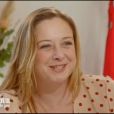 Cathy lors du tournage de son portrait pour "L'amour est dans le pré 2020", diffusé le 9 mars, sur M6