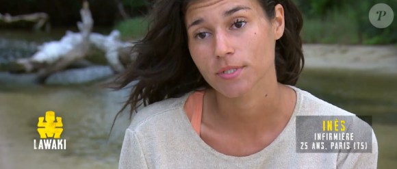 Inès dans "Koh-Lanta, l'île des héros" vendredi 13 mars 2020 sur TF1.