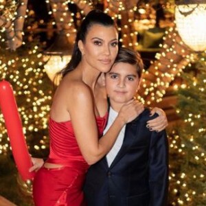 Kourtney Kardashian et son fils Mason. Décembre 2019.