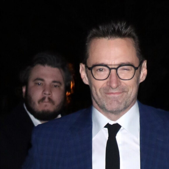 Hugh Jackman - Les célébrités arrivent à la soirée "Montblanc MB 01 Smart Headphones & Summit 2+" au World of Mcintosh Townhouse à New York, le 10 mars 2020.