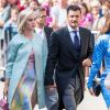Katy Perry et son fiancé Orlando Bloom - Les invités arrivent au mariage de E. Goulding et C.Jopling en la cathédrale d'York, le 31 août 2019