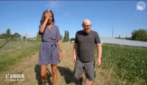 Jérôme de "L'amour est dans le pré" lors du tournage de son portrait, diffusé lundi 16 mars 2020, sur M6