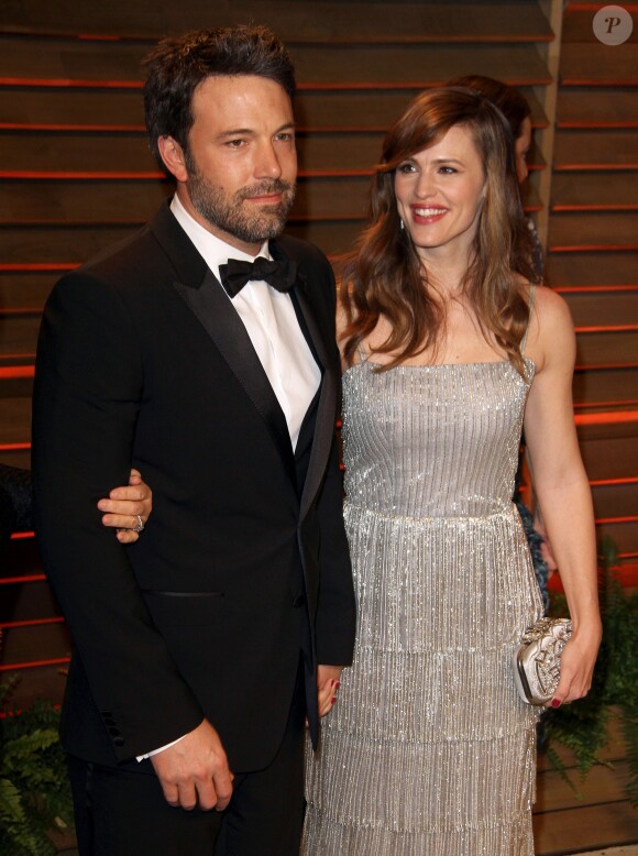 Ben Affleck, Jennifer Garner - Arrivées des people à la soirée Vanity Fair après la 86 ème cérémonie des Oscars le 2 mars 2014