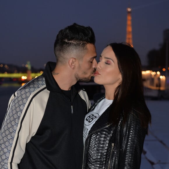 Exclusif - Julien Tanti et sa compagne Manon Marsault - Soirée du 9e anniversaire du site en ligne "AliExpress.com" à Paris le 28 mars 2019. © Veeren/Bestimage