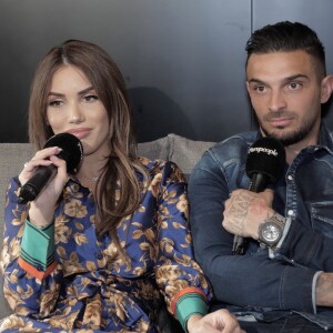 Manon et Julien ("Les Marseillais") en interview pour "Purepeople.com", le 11 février 2020.