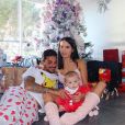 Julien Tanti, Manon Marsault et leur fils Tiago à Noël - Instagram, 29 décembre 2018
