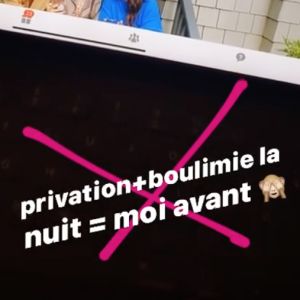 Dans sa story Instagram du mercredi 18 mars 2020, Vitaa fait un tuto d'utilisation de l'application WW (anciennement Weight Watchers).