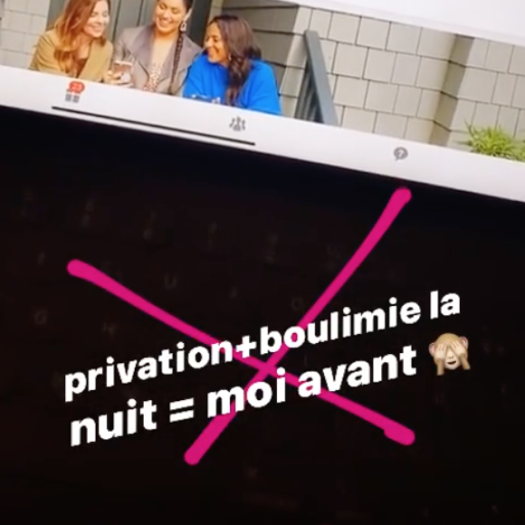 Dans sa story Instagram du mercredi 18 mars 2020, Vitaa fait un tuto d'utilisation de l'application WW (anciennement Weight Watchers).