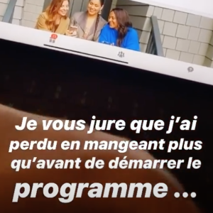 Dans sa story Instagram du mercredi 18 mars 2020, Vitaa fait un tuto d'utilisation de l'application WW (anciennement Weight Watchers).