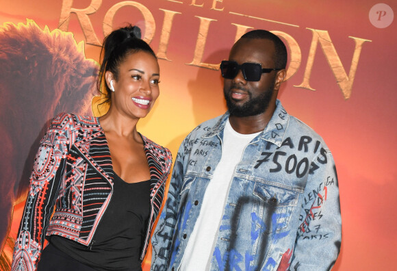 Maitre Gims et sa femme Demdem Djuna - Projection exceptionnelle du nouveau Disney "Le Roi Lion" au Grand Rex à Paris le 11 juillet 2019. © Coadic Guirec/Bestimage