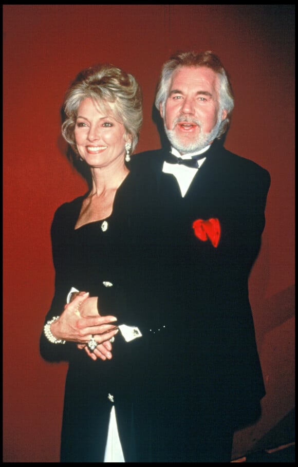 Kenny Rogers et sa femme Marianne Gordon en 1993