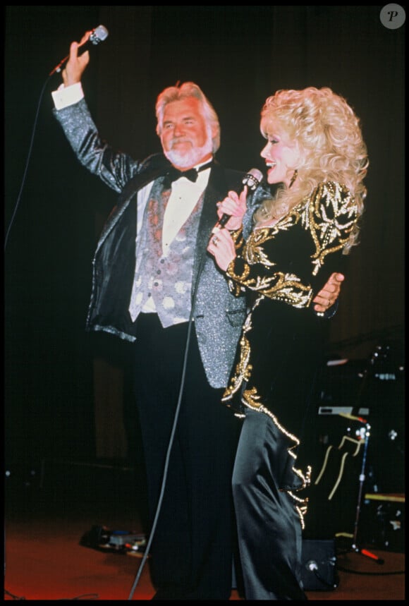 Kenny Rogers et Dolly Parton en 1988