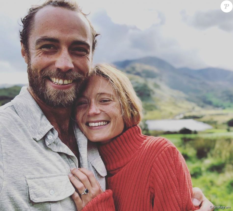 James Middleton et sa fiancée Alizée Thévenet sur Instagram, le 6 octobre 2019.
