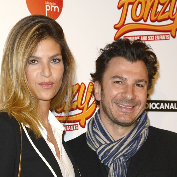 Naissance - Michael Youn est papa pour la deuxième fois d'un petit garçon prénommé Stellar - Isabelle Funaro et Michael Youn - Avant-premiere du film "Fonzy" au Gaumont Opera a Paris. Le 25 octobre 2013 25/10/2013 - Paris