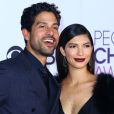 Adam Rodriguez et sa femme Grace Gail - Arrivées à la soirée des People's Choice awards à Los Angeles, Californie, Etats-Unis, le 18 janvier 2017.