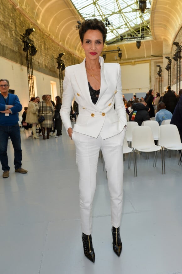 Farida Khelfa assiste au défilé de mode Haute-Couture printemps-été 2020 Alexandre Vauthier à Paris. Le 21 janvier 2020 © Veeren - Christophe Clovis / Bestimage
