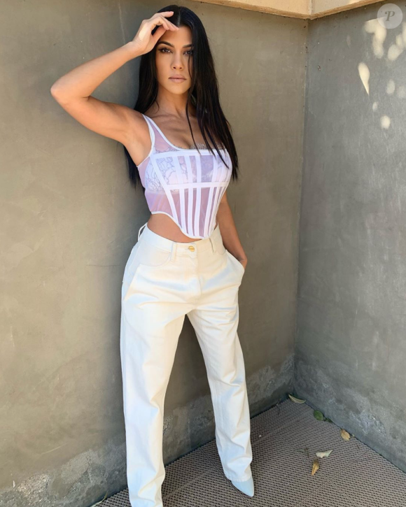 Kourtney Kardashian. Octobre 2019.