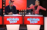 Arielle Dombasle dans Les Grosses Têtes sur RTL, le 18 mars 2020.