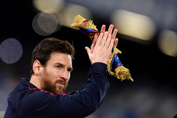 Lionel Messi - SSC Naples vs FC Barcelone - 1/8 Aller - Ligue des Champions à Naples le 25 février 2020. © Antonietta Baldassarre / Panoramic / Bestimage