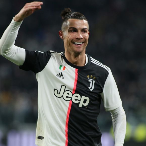 Cristiano Ronaldo lors du match de la juventus de Turin contre Parme Calcio à Turin le 19 janvier 2020.