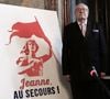 C'est sa famille qui a annoncé la nouvelle à l'AFP
Jean-Marie Le Pen donne une conférence de presse pour présenter son association "Jeanne d'Arc au secours" à Paris le 22 mars 2016.