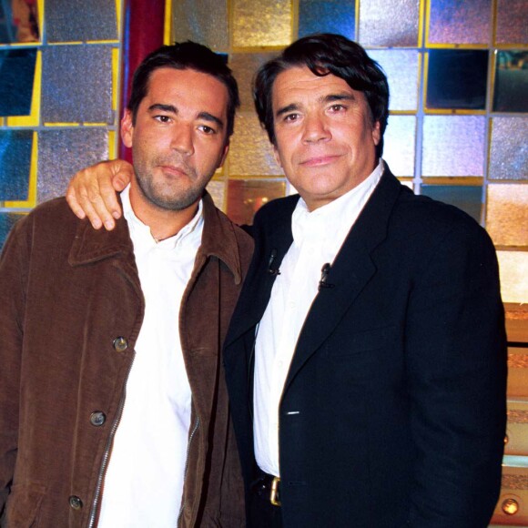 Bernard Tapie et son fils Stephane en 1999.