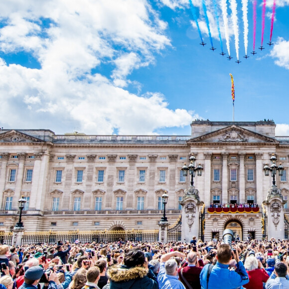 La parade Trooping the Colour 2019, célébrant le 93ème anniversaire de la reine Elisabeth II, au palais de Buckingham, Londres, le 8 juin 2019.