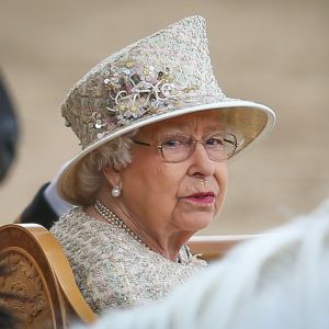 La reine Elisabeth II d'Angleterre - La parade Trooping the Colour 2019, célébrant le 93ème anniversaire de la reine Elisabeth II, au palais de Buckingham, Londres, le 8 juin 2019.