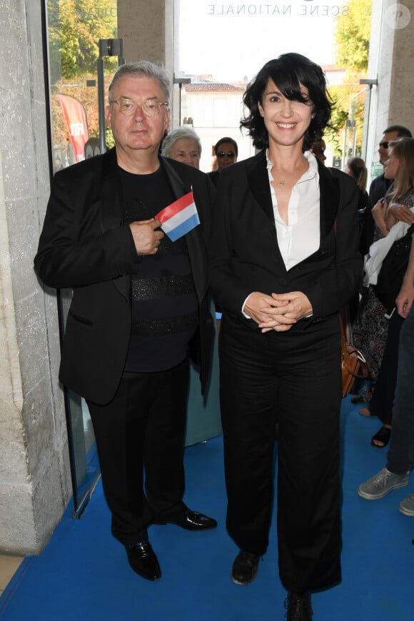 Dominique Besnehard et Zabou Breitman - Cérémonie de clôture de la 12ème édition du festival du Film Francophone d'Angoulême, le 25 août 2019. © Coadic Guirec/Bestimage